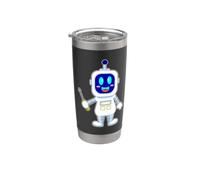 Robot Meccanico Cacciavite Officina Bicchiere termico in acciaio inox doppia parete