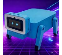 Robot meccanico per cani, con elaborazione del linguaggio AI per ESP32, interruttore di attivazione delle vibrazioni e display a colori, per il coinvolgimento degli utenti