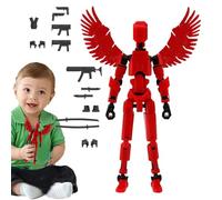 Robot mobile multi-articolare, robot mobile multiarticolare, giocattolo robotico da scrivania stampato in 3D, giocattolo robot da scrivania, giocattolo mobile multiarticolare, action figure