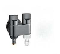 Robot Mop Cleaner Valvola ad angolo di ingresso dell'acqua con doppie manopole di controllo e splitter a 2 vie per approvvigionamento idrico senza soluzione di continuità (B)