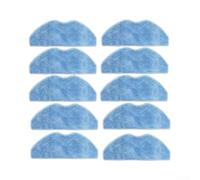 Robot Mop Panni 6-Pack per 360 per S8 Plus Lavabile Robot Mop (10pcs) | Confezione da 6 microfibra lavabile, intrappola polvere e peli di animali domestici, adatta a 360 per S8 Plus