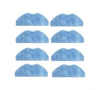 Robot Mop Panni 6-Pack per 360 per S8 Plus Lavabile Robot Mop (8pcs) | Confezione da 6 microfibra lavabile, intrappola polvere e peli di animali domestici, adatta a 360 per S8 Plus