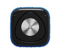 Robot per la pulizia dei pavimenti con funzionalità a doppia modalità per raccogliere detriti leggeri e rimuovere macchie ostinate, 3,7 V, 2 A, 120 min di durata (nero)