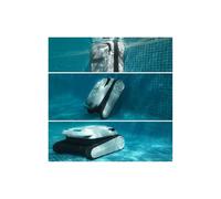 Cecotec Robot detergente per sfondi, pareti, linea di galleggiamento e superficie conga Pooldroid 10000 TotalClean AquaSkater. 300 m2, pulizia ordinata, autonomia 150 minuti, capacità 4 l, app e