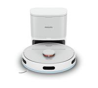 ROBOT PHILIPS XU2100/20, Potenza 680 W, Lavapavimenti, Autonomia fino a 130 min, Lavaggio a umido, Sensore di superficie, Base di carica, Bianco