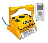 Robot piscina Dolphin WAVE 100 con spazzole Combinate, carrello Caddy e telecoma