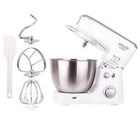 adler AD4216 Robot impastatrice Pasticceria capacità 4 Litri, velocità Regolabile Elettronica, 1000 W Colore Bianco, Acciaio Inox