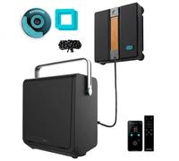 Cecotec Robot Lavavetri Conga Windroid W100 Station. Stazione di Ricarica, App e Telecomando, 6300 Pa, Autonomia 120 min, 4 Panni e 4 Spray, 5 Modalità, Sistema di Sicurezza per Pulizia Continua