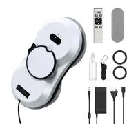 Robot pulitore finestra 5600Pa robot con 3 modalità di pulizia, navigazione intelligente, funzione di riconoscimento dei bordi, 10 panni per la pulizia, pulitore automatico per finestre per superfici