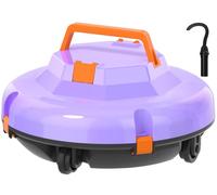Robot pulitore per piscine senza fili 2026, 120 minuti, automatico, per piscine fuori terra e in terra piane fino a 1000 mq, robot pulitore per piscine con tecnologia di parcheggio autonomo