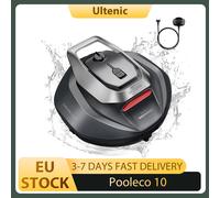 Robot Pulitore per Piscine Ultenic Pooleco 10, 90 Minuti di Autonomia, 5200mAh, 2 Motori, per Piscine Interrate/Fuori Terra fino a 79 m²