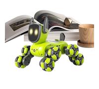 Robot Puppy - Giocattolo Creativo Educativo Elettrico A Otto Ruote, Gioco Di Controllo Remoto Interattivo Intelligente | Funzioni Di Movimento Programmabili, Effetti Sonori Di Luce Lampeggiante, Sorpr