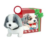 Robot Puppy, giocattolo per il parto, giocattolo robot robot robot realistico puppy robot per bambini robot per cani giocattolo robot corto corto bambola può camminare, abbaiare e wag tail
