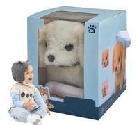 Robot Puppy - Realistic Robot Puppy | My Robotic Dog | Interactive Plush Pets Kids Toys | Dog Pet Plush Interactive Realistic Toy, Walking, Barking, Like Real Pet Toy for Girls Boys 0-3 Years Old