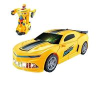 Robot Race Car- Figura di azione di Trasformazione Manuale, Robot da Battaglia ad Alta Velocità | Veicolo da Combattimento Luminoso, presenta Trasformazione Dinamica, Incoraggia la Narrazione