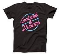 Robot Rave Cocktails & Dreams Uomo 100% Premio Cotone