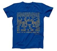 Robot Rave Ezekiel 25:17 T-Shirt Cotton