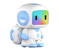 Robot RC intelligente | Giocattolo elettrico programmabile | Modalità touch screen interattiva | Funzionalità musicali luminose a LED per bambini, regalo per le vacanze di compleanno, aula sc