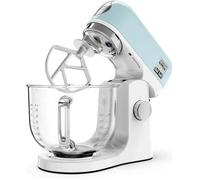 Robot repostero multifunción KENWOOD KMX754PB - Motor profesional 1000W - 2 salidas para accesorios - Bol de cristal de 5L con asa