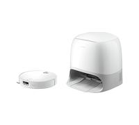 ROBOT ROBOROCK Qrevo CurvX, Potenza 67 W, Lavapavimenti, Autonomia fino a 220 min, Lavaggio a umido, Sensore di superficie, Spazzola a rullo e spazzola laterale, Base di carica, Bianco