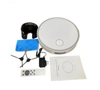 Robot Spazzante Intelligente 240V Aspirapolvere Automatico Domestico 3 In 1 Ultra Potente 1600 Pa Aspirazione Per Rimuovere Peli E Polvere White
