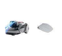 Robot tagliaerba Sunseeker V3 Plus con cablaggio motorizzato 1000 m2, Vision AI, Double Eye, pendenza 42%, controllo APP, rasaerba con un solo clic + Garage Sunseeker per robot tagliaerba V3 e V3 Plus
