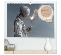 Robot - Tecnica, poesia e un tocco di magia (calendario da parete di alta qualità 2026 DIN A2 quer), stampa artistica lucida