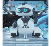 Robot telecomandati per ragazzi,Robot intelligenti per bambini | intelligente con rilevamento dei gesti con occhi a LED - Giocattolo interattivo per la programmazione di canzoni di danza robotic