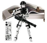 Robot Toy, Flexible Joint Figure, 5.3 Inches Jointed Movable | Collection Multi-Jonted Movabl Toiy | Mechanical Jointid Craft Artistic Decoration for Adults Kids Teen Friends Display