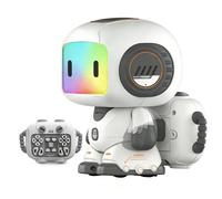 Robot Toys Programmable Rechargeable with Light and Music, Remote Control Interactive Robot for Boys, Girls, Teens, and Family, Engaging STEM Learning Toy for Home Play, Travel, Camping, or Children’s