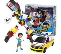 Robot trasformatore ambulanza HELLO CARBOT All Star DANDY / nuovo /...
