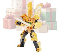 Robot trasformatore, figure di mattoncini da costruzione, action figure robot, per bambini e ragazze, collezionisti, gioco interno ed esterno, bomboniera di compleanno, vacanze, Natale