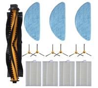 Robot Vacuum Pezzi di ricambio Main Side Brush Filter Mop Stracci Set | Mantenere prestazioni di pulizia ottimali sostituendo i filtri delle spazzole usurati e i panni per mocio ogni due o tre mesi