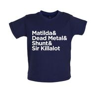 Robot Wars Matilda & Shunt - Body Neonato One-Piece Dead Metal Sir Killalot
