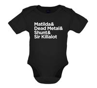 Robot Wars Matilda & Shunt - Body Neonato One-Piece Dead Metal Sir Killalot