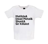 Robot Wars Matilda & Shunt - Body Neonato One-Piece Dead Metal Sir Killalot