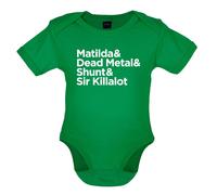 Robot Wars Matilda & Shunt - Body Neonato One-Piece Dead Metal Sir Killalot