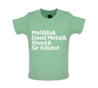 Robot Wars Matilda & Shunt - Body Neonato One-Piece Dead Metal Sir Killalot