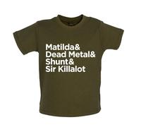 Robot Wars Matilda & Shunt - Body Neonato One-Piece Dead Metal Sir Killalot