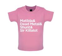 Robot Wars Matilda & Shunt - Body Neonato One-Piece Dead Metal Sir Killalot