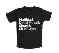 Robot Wars Matilda & Shunt - Body Neonato One-Piece Dead Metal Sir Killalot