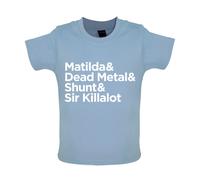 Robot Wars Matilda & Shunt - Body Neonato One-Piece Dead Metal Sir Killalot