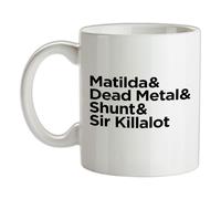 Robot Wars Matilda & Shunt - Tazza Mug In Ceramica - Dead Metal Sir Killalot