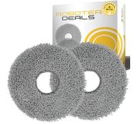 Roboter Deals - Cuscinetti in microfibra, panni in microfibra, 2 pezzi, per robot aspirapolvere Dreame L20 Ultra, riutilizzabili, particolarmente resistenti, in microfibra densa, cuciture pulite