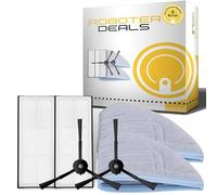 Roboter Deals - Set di accessori, kit di ricambio per Roborock S8, S8 Plus (2 spazzole laterali, 2 pad, 2 filtri)