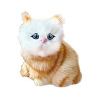 Roboter Katze Spielzeug | Interaktiv Katze | Katzen Roboter - Samt PVC 8x6cm Miau Geräusch Realistisch | Interaktiver Robotr Katzengestalt Kreativ Kinder | Schule Zuhause Geburtstag Geschenk Sicher T