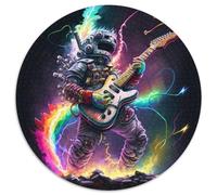Roboter spielt Gitarre, Puzzle für Erwachsene, 1000 Teile, Papierpuzzle, Weihnachtsgeschenk für Teenager, Stressabbau, cooles einzigartiges Geschenk für die Familie, 1000 Teile (67,5x67,5cm)