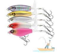 Robotic Fishing Lure 2025 New Lures, Fishings Lures with 3D Eyes, 2025 New Multi-Color Crankbait Set Durable Hard Bait (5PCS-A,12g)