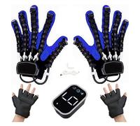 Robotic Hand Rehabilitation Glove for Stroke Recovery, Therapy Device with Mirror Therapy Mode & Adjustable Intensity Levels, Finger Exerciser for Home Use, Left & Right Support