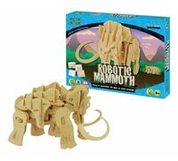 Robotic Mammut Costruzione & Pittura Legno Dinosauro Cammina & Roars Suono Del